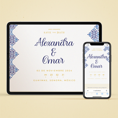 Save the Date + Invitación Personalizada