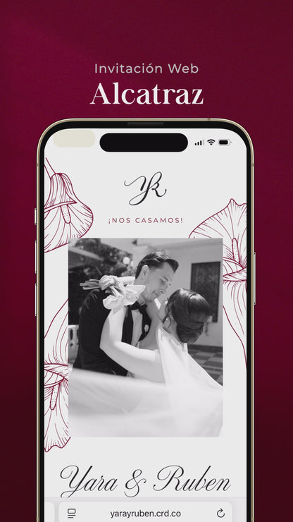 Web Invitation - Ivory Flora