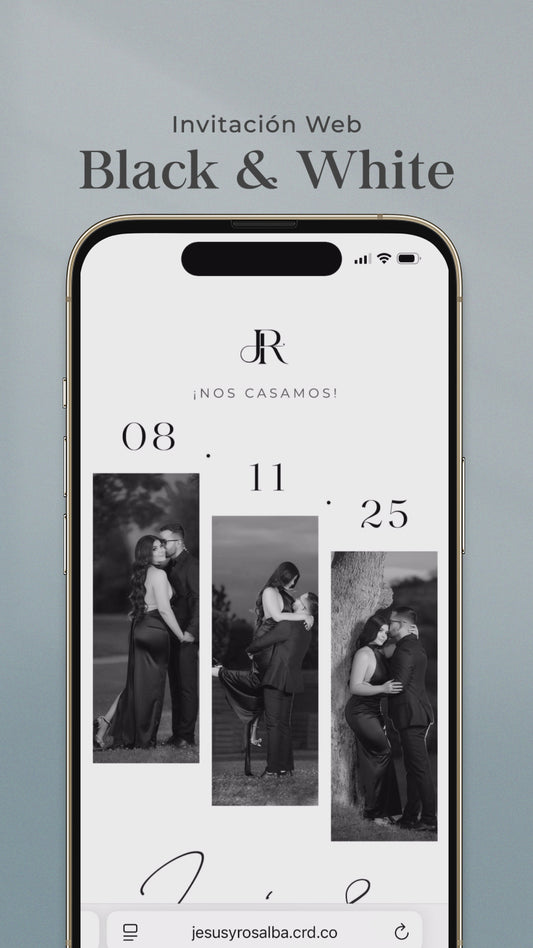 Web Invitation - Ivory Flora