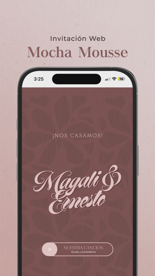 Invitación Web - Mocha