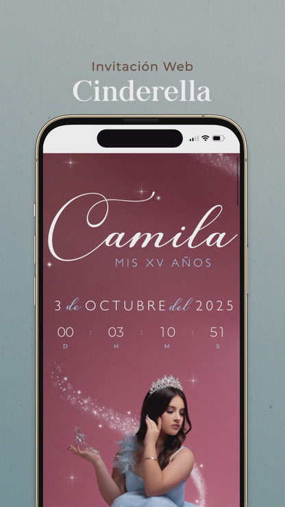 Web Invitation - Ivory Flora